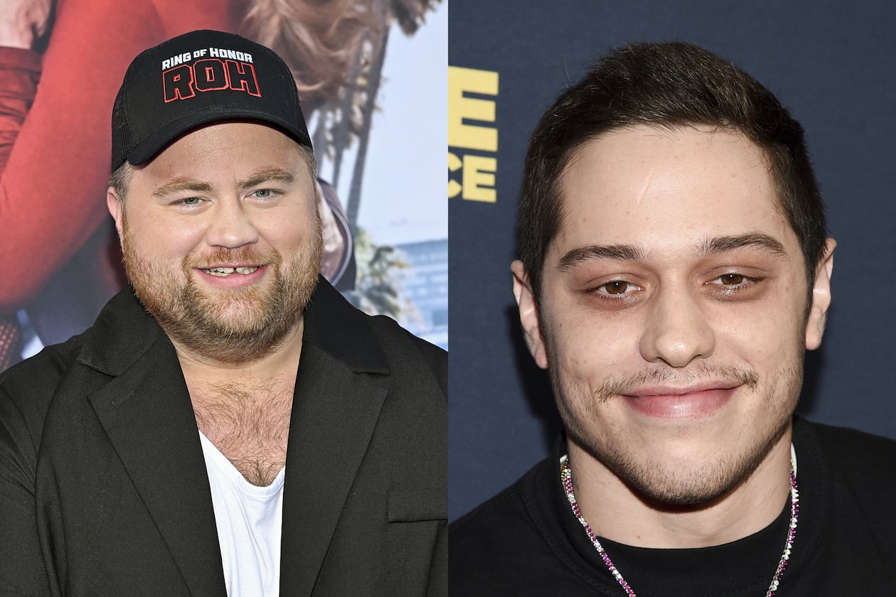 Pete Davidson (right) and Paul Walter Hauser (left) are going to be in a new film, "Tommy Karate," set to shoot in Atlanta this summer. (Courtesy of AP)