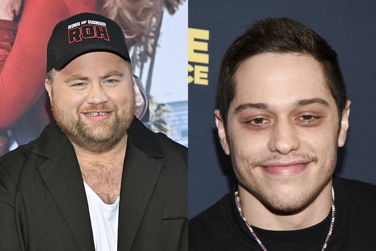 Pete Davidson (right) and Paul Walter Hauser (left) are going to be in a new film, "Tommy Karate," set to shoot in Atlanta this summer. (Courtesy of AP)