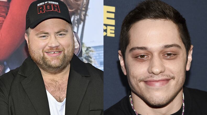 Pete Davidson (right) and Paul Walter Hauser (left) are going to be in a new film, "Tommy Karate," set to shoot in Atlanta this summer. (Courtesy of AP)