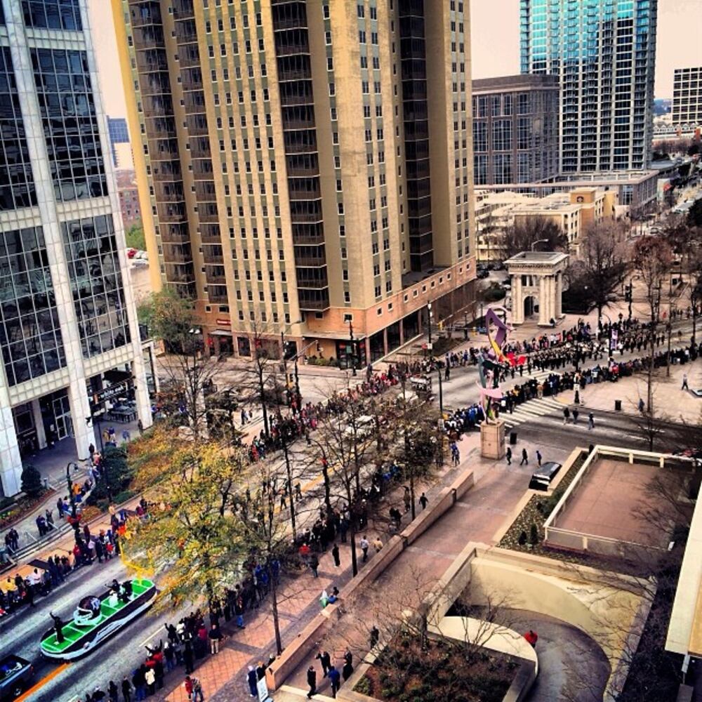Instagram photos from the Chick-fil-A Bowl Parade