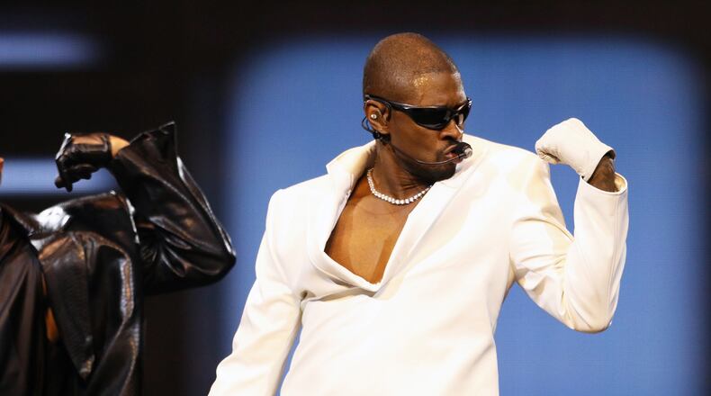 Usher (see here on his Past Present Future Tour) is the commencement speaker at Emory University's undergraduate ceremony, and one of several high-profile people scheduled to give commencement speeches in metro Atlanta in the next few weeks. (Robb Cohen for the AJC)