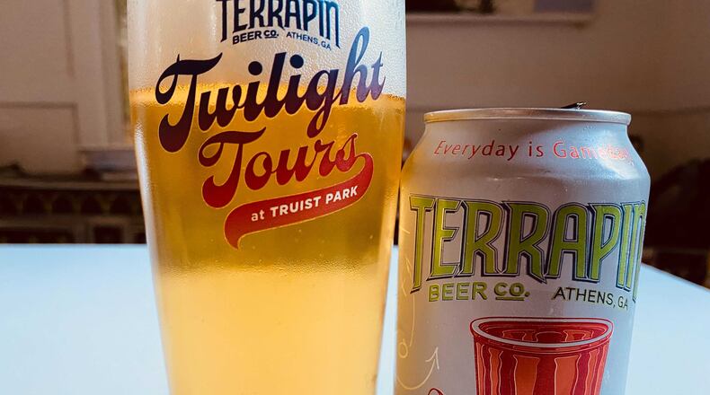 Beer Pick: Terrapin’s Pregame Lager is made for tailgating. /
Bob Townsend for the Atlanta Journal-Constitution.