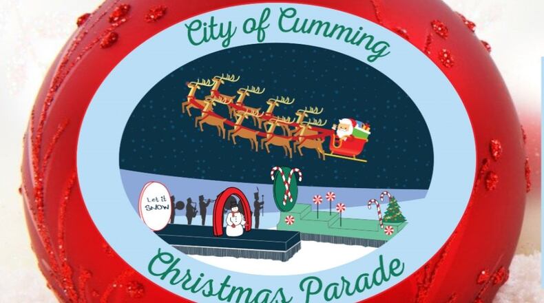 Cumming's Christmas Parade and Fairgrounds Festival are scheduled for Dec. 3. (Courtesy of Cumming)