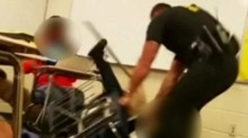 Video of a South Carolina school resource officer pulling a student out of her desk in October of 2015 went viral and led to debate over the role of police in U.S. schools.