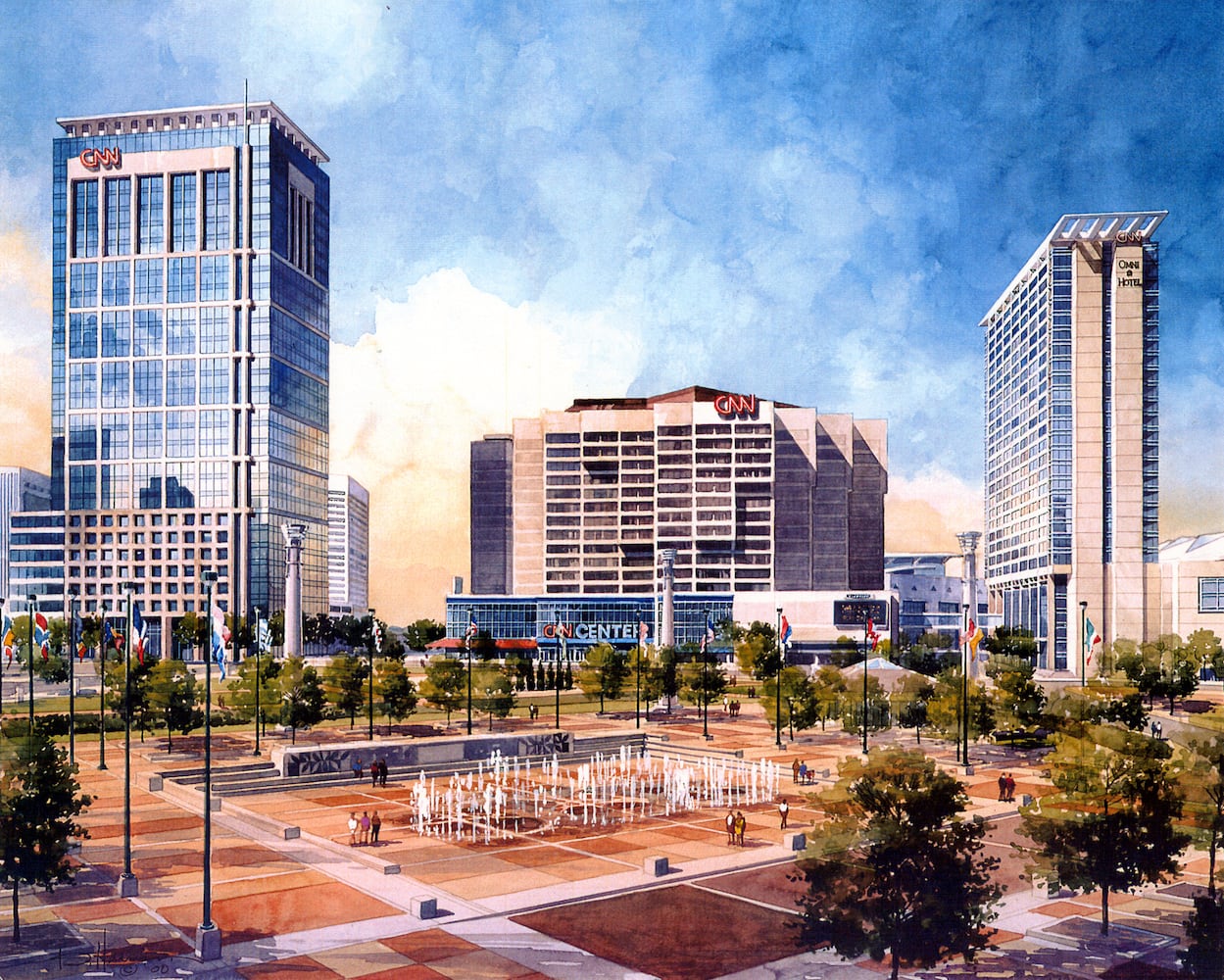 CNN Center and Turner Broadcasting through the years