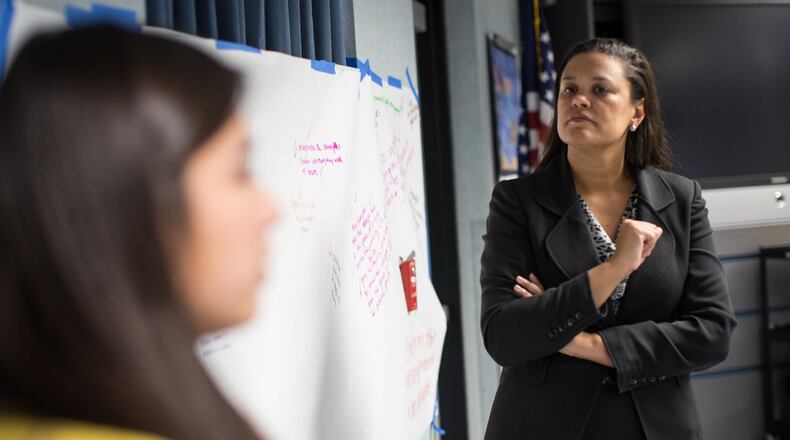 The Atlanta Board of Education unanimously approved the hiring of incoming superintendent Meria Carstarphen's first 14 high-level employee selections during a May 5, 2014, board meeting.