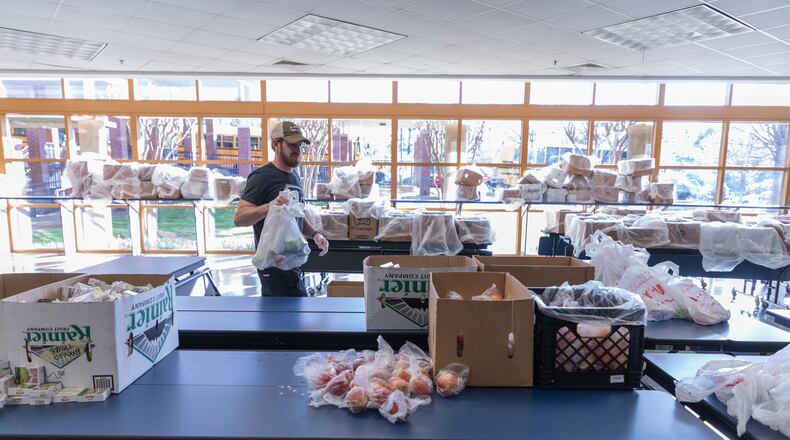The Marietta City Schools district has distributed 40,000 meals since schools closed in March because of the coronavirus. PHOTO: MARIETTA CITY SCHOOLS.