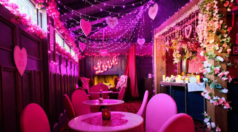 The Blind Cupid Valentine's pop-up bar is open through March 9 at the Blind Pig Parlour Bar. Courtesy of Brandon Amato