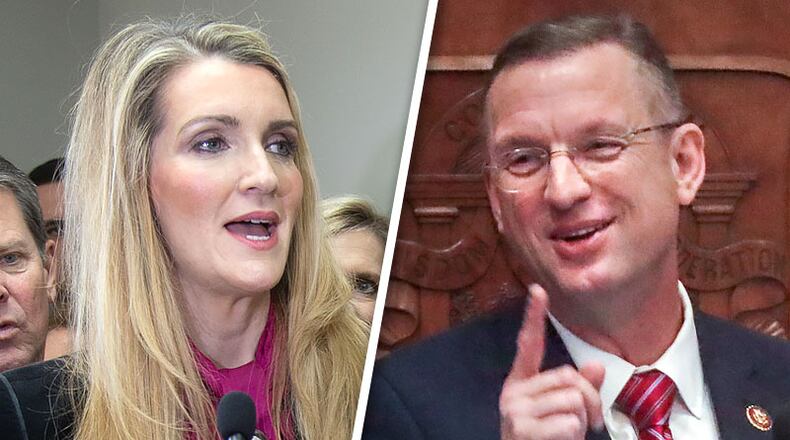 Kelly Loeffler and Doug Collins