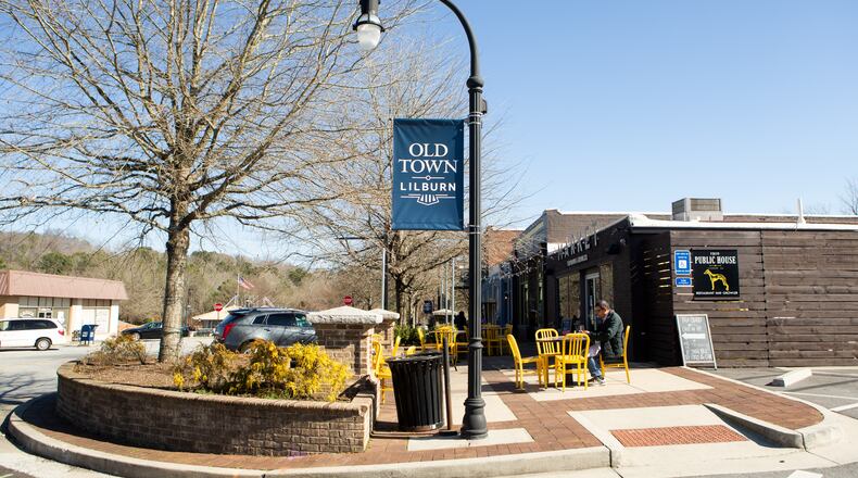 A photo of downtown Lilburn, Georgia, taken on Thursday, February 25, 2021. A bribery scandal was recently uncovered involving several properties in the town. CHRISTINA MATACOTTA FOR THE ATLANTA JOURNAL-CONSTITUTION