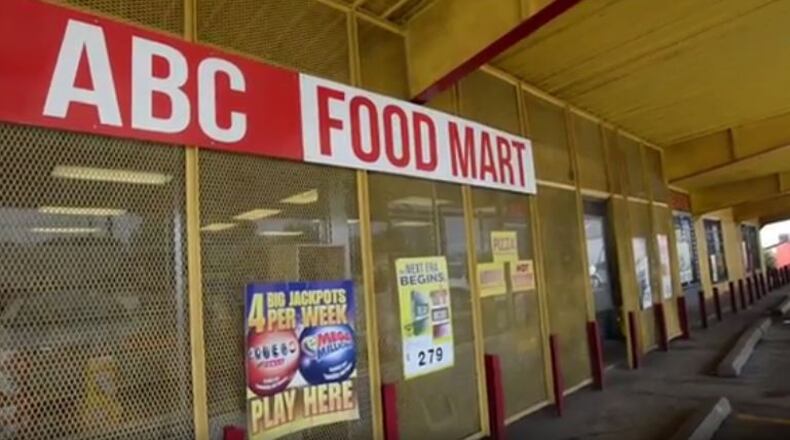 The ABC Food Mart in Macon sold a winning $3.8 million ticket in a Georgia Lottery game. (Credit: The Telegraph)