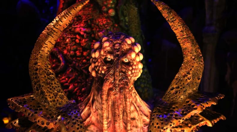 At Netherworld, characters don’t wait until you’re inside the haunted house to scare you. The production, which is held in Norcross, requires about 100 actors per night. CONTRIBUTED BY NETHERWORLD