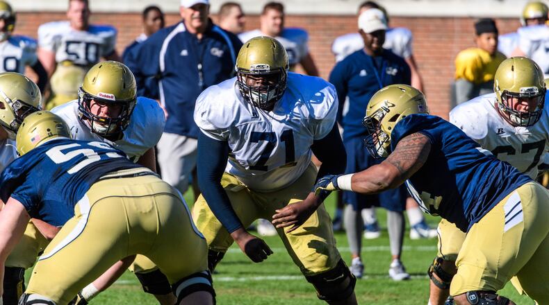 Georgia Tech guard Shamire Devine (71) is listed as questionable for Saturday’s game against Miami. (GT Athletics/Danny Karnik)