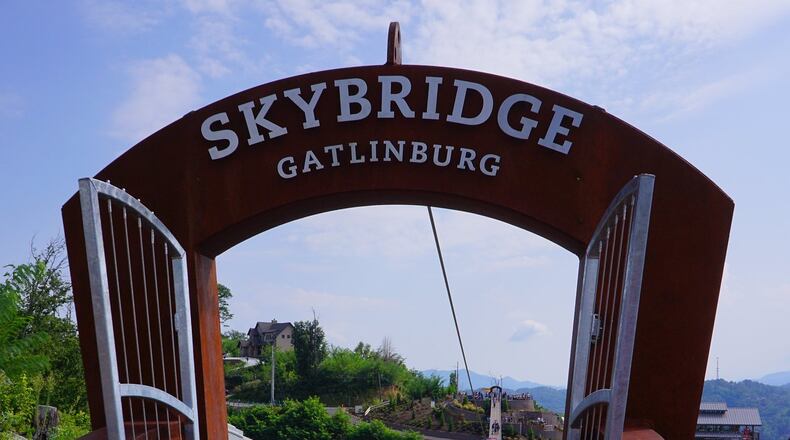 The Gatlinburg SkyBridge will have double the lights this holiday season. (CC BY-NC 2.0; photo cropped)