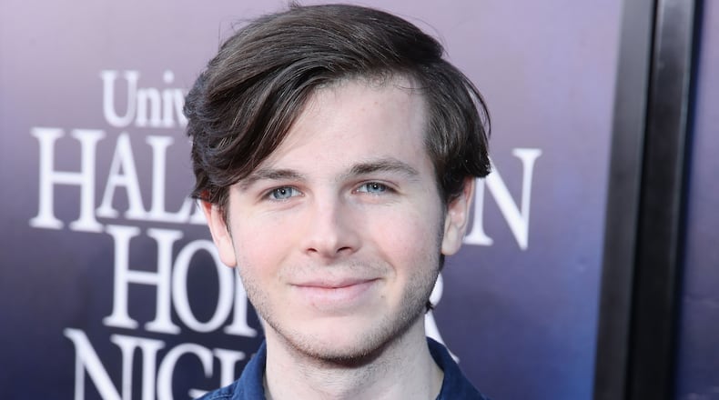 LOS ANGELES, CA - SEPTEMBER 14:  Chandler Riggs attends Halloween Horror Nights 2018 at Universal Studios Hollywood on September 14, 2018 in Los Angeles, California.  (Photo by Randy Shropshire/Getty Images for Universal Studios Hollywood)