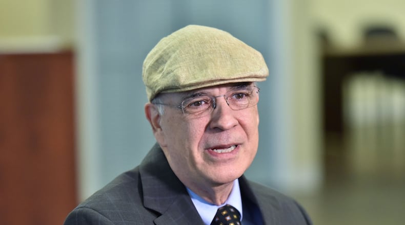 Jim Barksdale, the Democratic candidate for the U.S. Senate, has made campaign finance regulation and trade two of his big issues in his run against Republican incumbent Johnny Isakson and Libertarian Allen Buckley. HYOSUB SHIN / HSHIN@AJC.COM