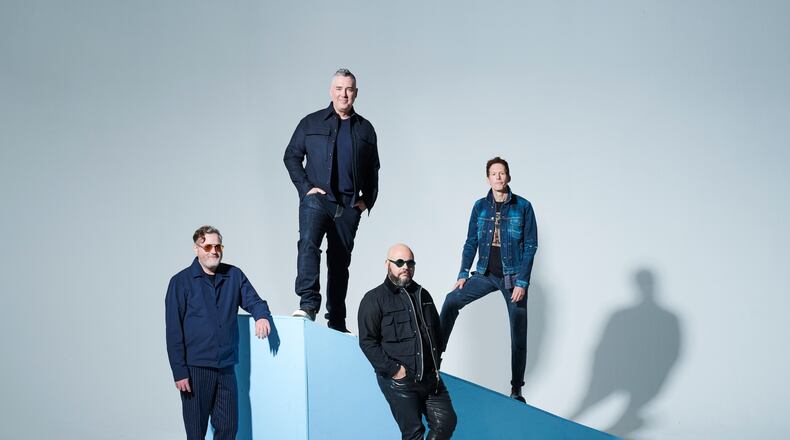Barenaked Ladies - L-R: Kevin Hearn (keyboards), Ed Robertson (vocals/guitar), Tyler Stewart (drums), Jim Creeggan (bass) - will play Atlanta in June 2022.