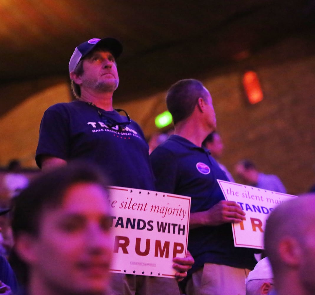 The scene: Donald Trump visits Atlanta