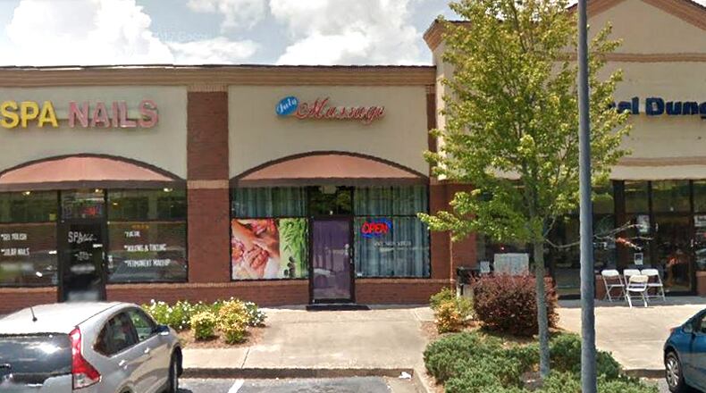 Woodstock has denied city licenses to July Massage on Trickum Road after it allegedly was found to already be operating without licenses. GOOGLE MAPS