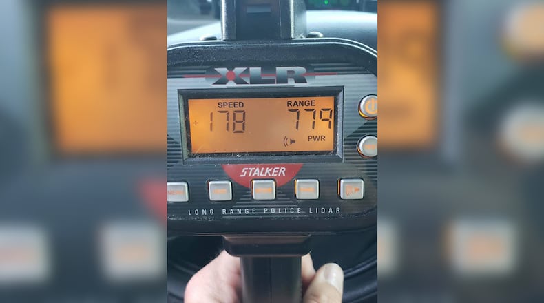 The Alpharetta Department of Public Safety recently shared a cautionary post to social media about a motorcyclist going 178 mph on Ga. 400.