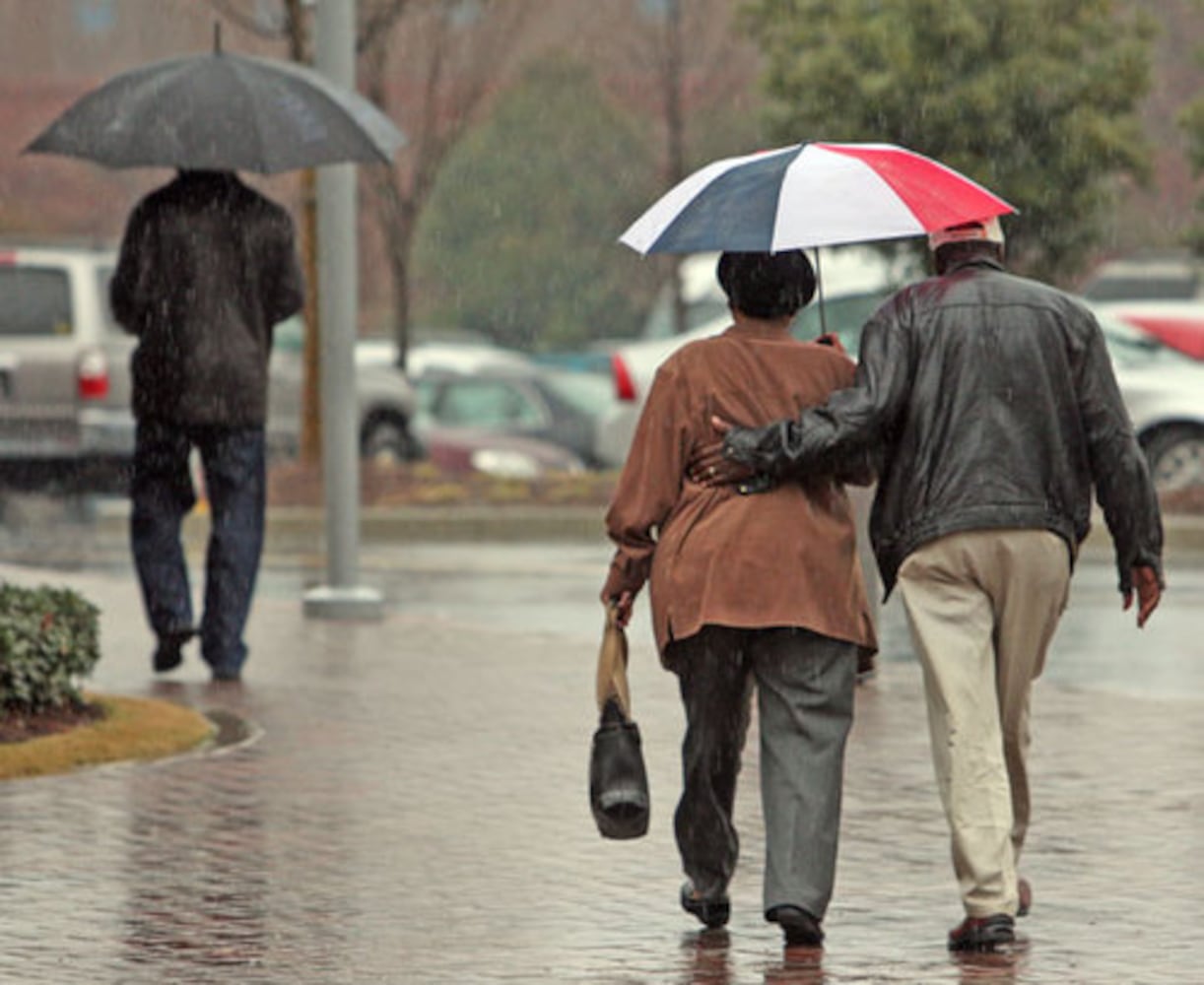 Wet weekend for Atlanta