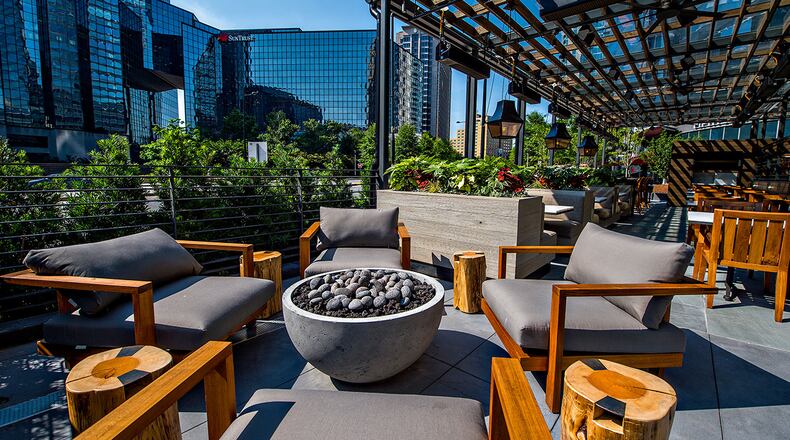 The heated patio at South City Kitchen Buckhead. / Courtesy of South City Kitchen