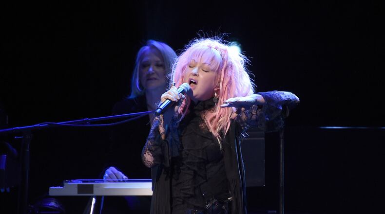 Cyndi Lauper will bring her country songs to Atlanta this summer. (Photo by Michael Loccisano/Getty Images for Vicaom)