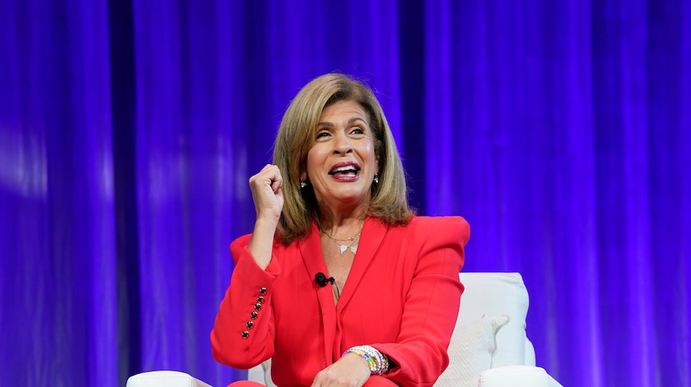 Hoda Kotb, pictured at the 2025 Pennsylvania Conference for Women, also spoke in Atlanta on Wednesday, Oct. 29, 2025. (Marla Aufmuth/Getty Images for Pennsylvania Conference for Women)