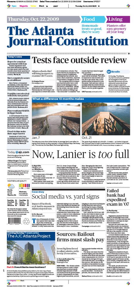 Thursday, Oct. 22, 2009