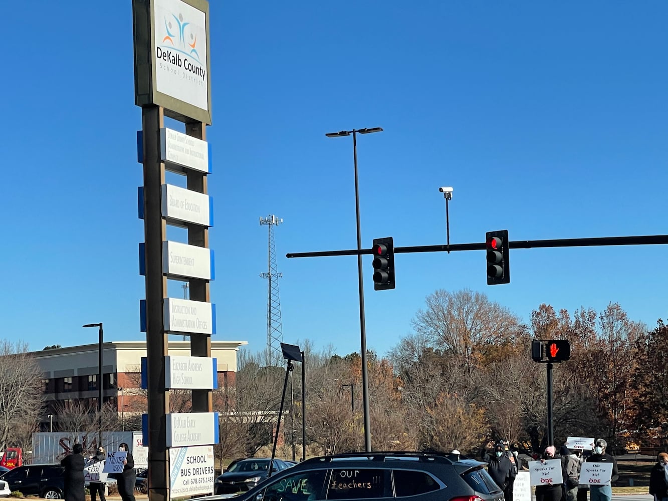 DeKalb residents rally against school reopening plans