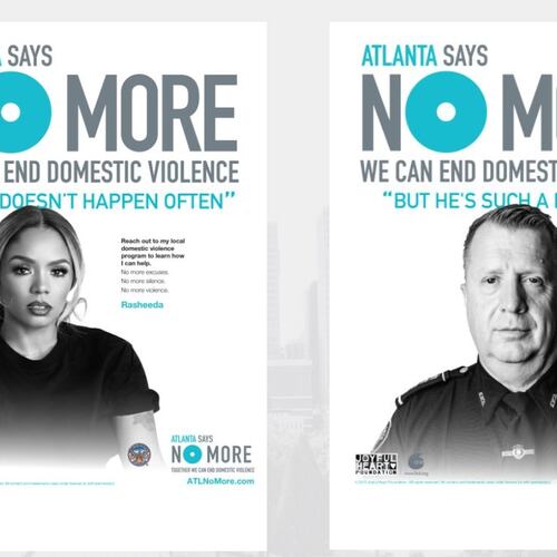 Atlanta launched a public awareness campaign in 2024 aimed at reducing domestic violence within the city's communities. (Riley Bunch/AJC)
