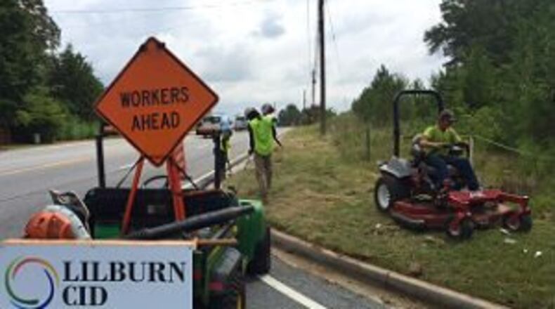 The Lilburn CID plans to increase mowing frequency along Lawrenceville Highway. Courtesy Lilburn CID