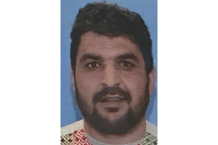This photo provided by the U.S. Attorney's Office on Thursday, Nov. 27, 2025, shows National Guard shooting suspect Rahmanullah Lakanwal. (U.S. Attorney’s Office via AP)
