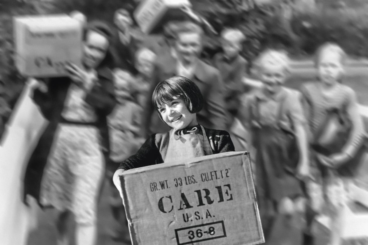 CARE packages in Germany. (Courtesy of CARE)