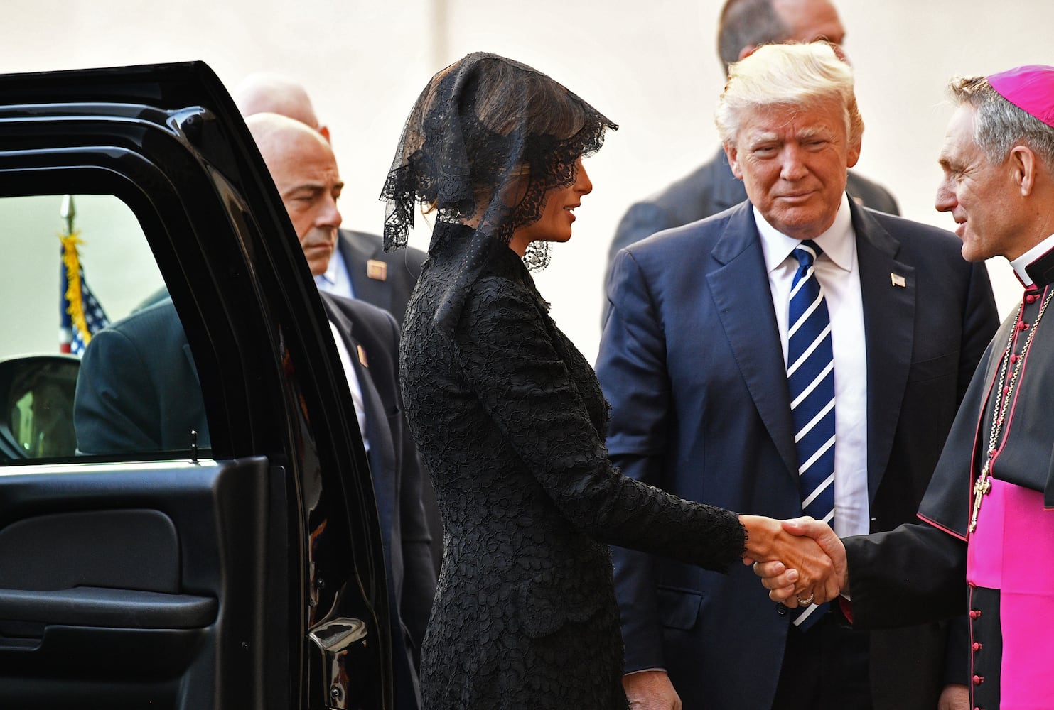 Trumps meet Pope Francis at Vatican