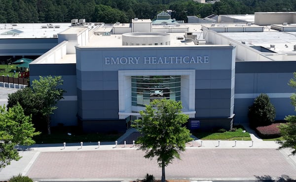 Aerial view of Northlake Mall on Wednesday, June 3, 2026. Northlake Mall has given a number of tenants notice to vacate under reports of a potential sale. Part of the mall was converted to offices occupied by Emory Healthcare, which won't be impacted. (Hyosub Shin/AJC)