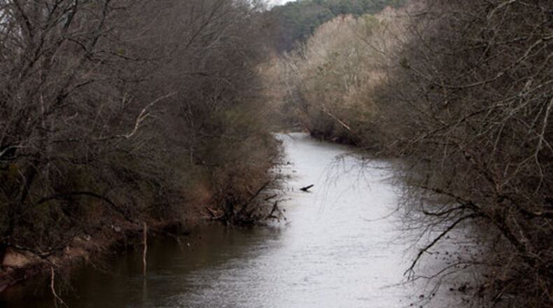 The Etowah River runs through northwest Georgia and flows into Lake Allatoona.