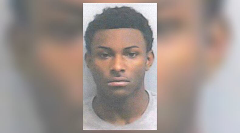 Tariq Grier, 18, as being held without bond Monday at the Fulton County jail.