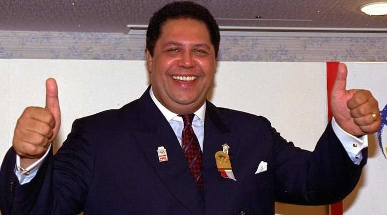 Maynard Jackson, who became Atlanta's first Black mayor, helped plan for the city's role as host of the Olympics. SADAYUKI MIKAMI/AP