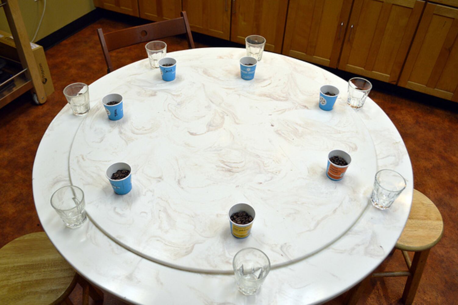 On this particular day, we tasted seven different coffees.