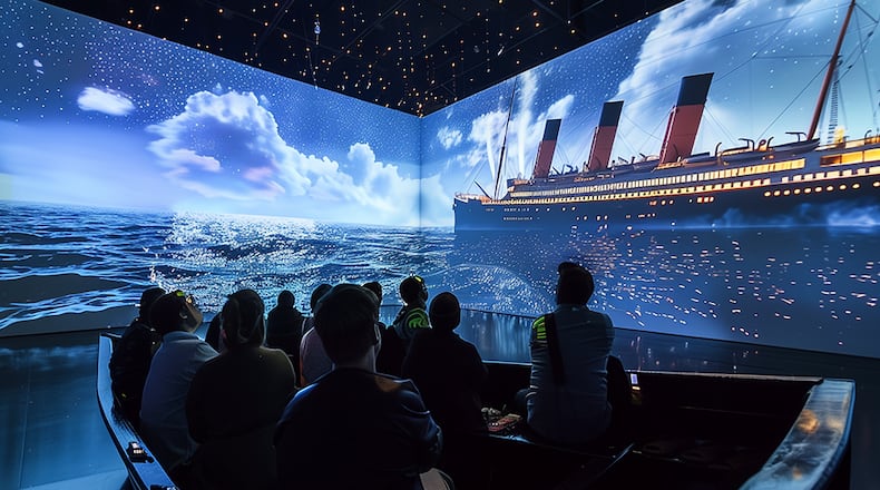 "Titanic: An Immersive Voyage" sails along at Exhibition Hub Atlanta in Doraville.  Courtesy