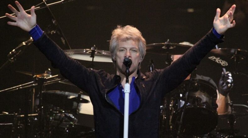 Jon Bon Jovi (pictured) and the rest of Bon Jovi played a sold-out show at Philips Arena on April 20, 2018 as part of the second leg of their "This House is Not for Sale" tour. Photo: Melissa Ruggieri/Atlanta Journal-Constitution