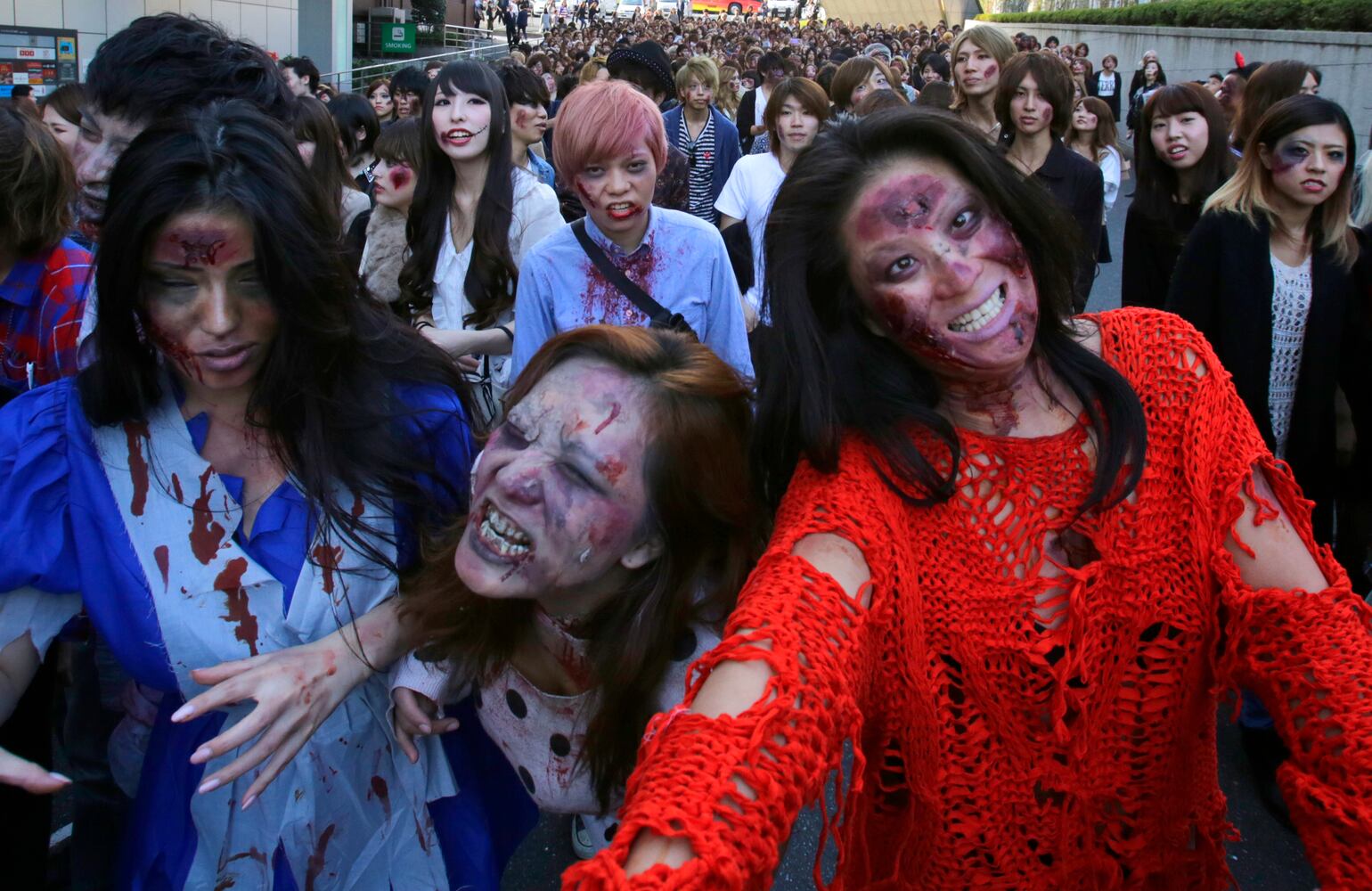 Zombies take over Tokyo Tower