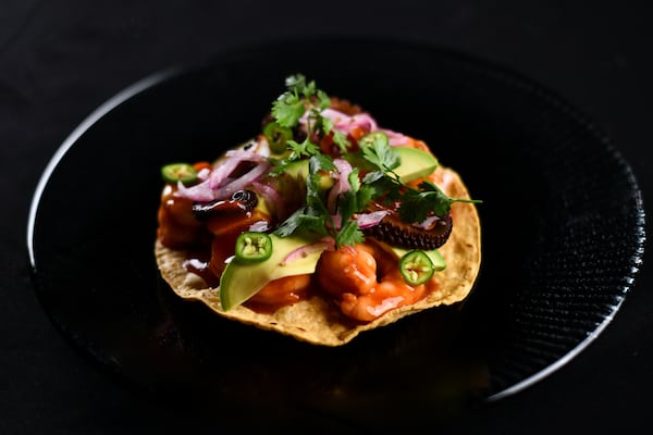 La Cueva's menu will feature large, shareable dishes and Mexican botanas. Expect plates like this tostada. (Courtesy of La Cueva)