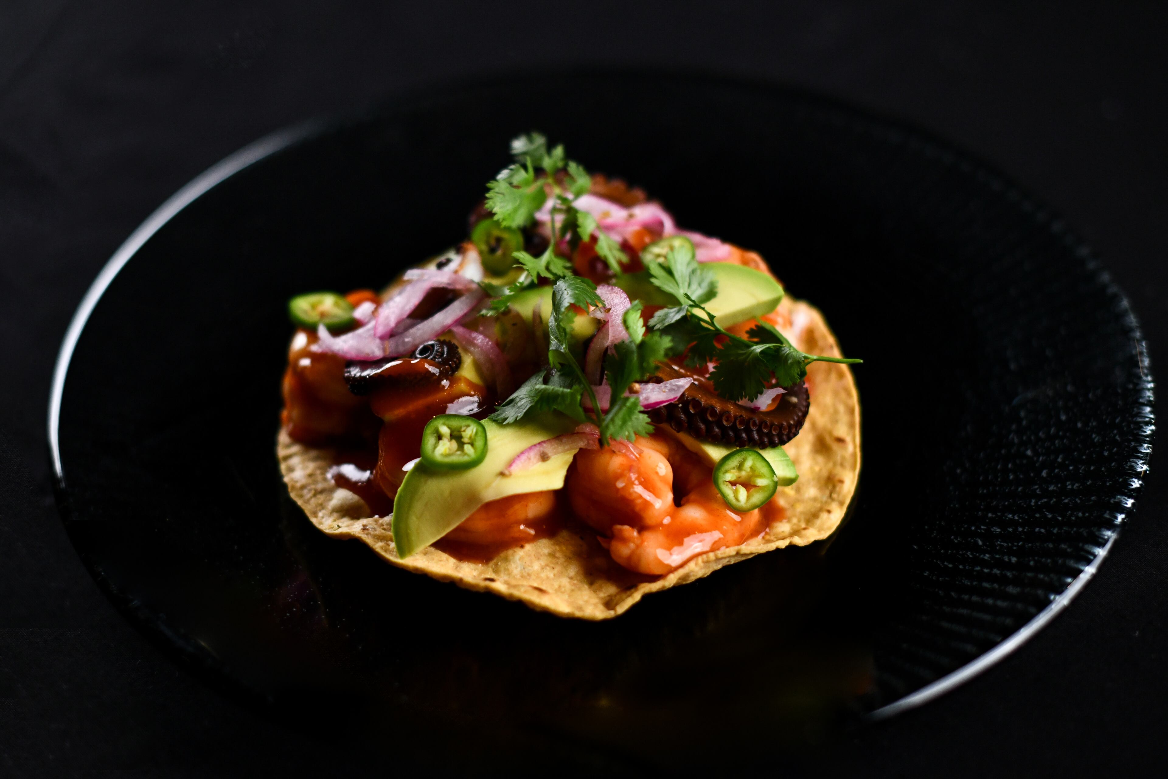 La Cueva's menu will feature large, shareable dishes and Mexican botanas. Expect plates like this tostada. (Courtesy of La Cueva)