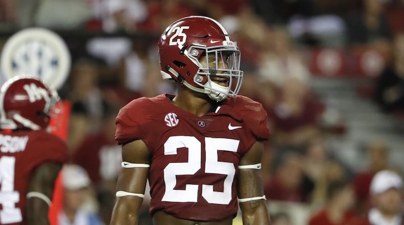 Xavier McKinney, a former Milton player, started in Alabama's secondary in 2018. McKinney was the 2016 Class AAAAAAA defensive player of the year in 2016, when he led Roswell to a state-championship game.