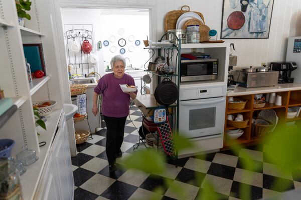 Disputes over the election don't happen at the Drugstore Deli in Byron. “We don’t hear arguments in here. We don’t see people on the street corner yelling at each other. … It seems that the temperature in this area isn’t on fire,” said Sara Jo McLean, who co-owns the eatery with her daughter, Vicki McLean. Arvin Temkar/AJC