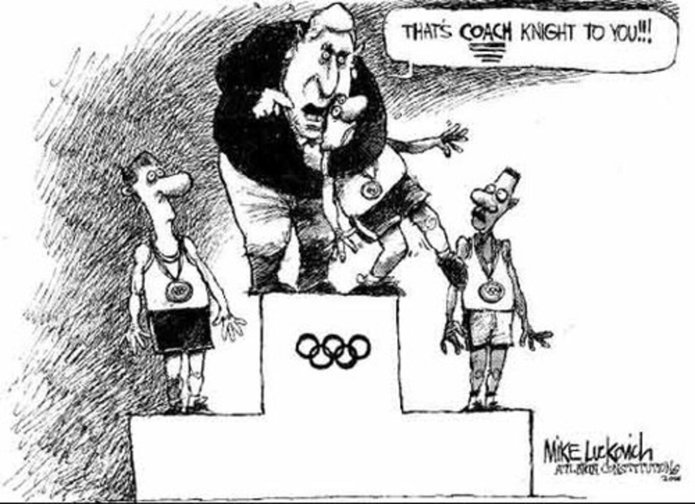 Mike Luckovich cartoons: Olympics 1996-2008