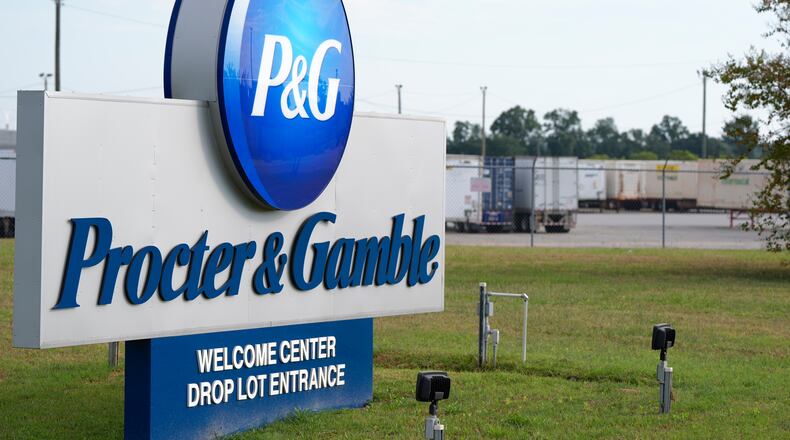FILE - A Procter & Gamble plant is seen, Tuesday, July 29, 2025, in Albany, Ga. (AP Photo/Mike Stewart, File)