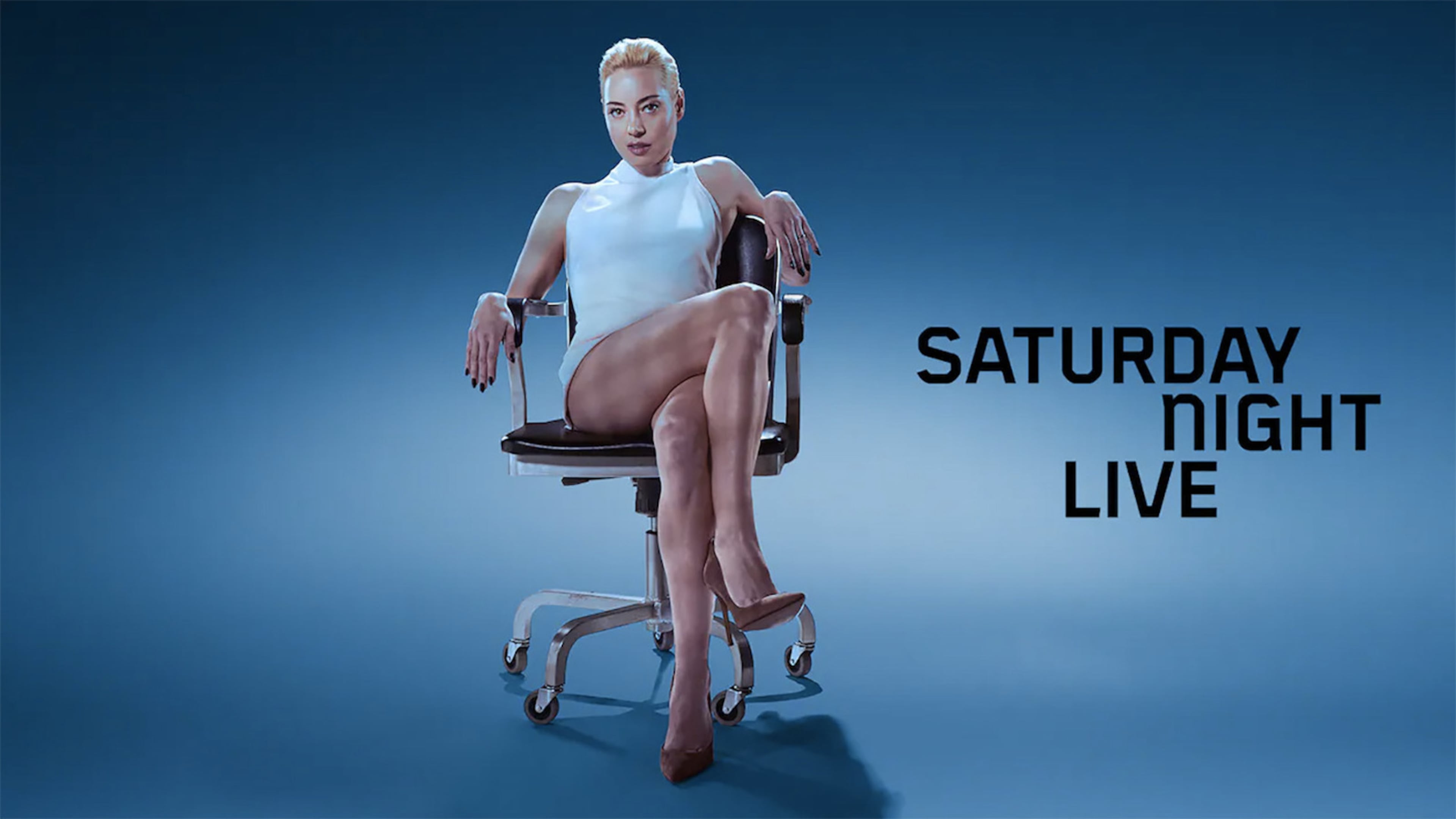 Aubrey Plaza channels Sharon Stone from "Basic Instinct" during her hosting stint on "Saturday Night Live" in 2023. This image appears in the 2025 book "The Art of the SNL Portrait." (Handout)